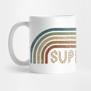 Superchunk Retro Stripes Mug